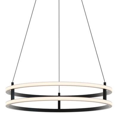 AFX GEMP24LAJUD Gemini 24" Wide LED Ring Chandelier