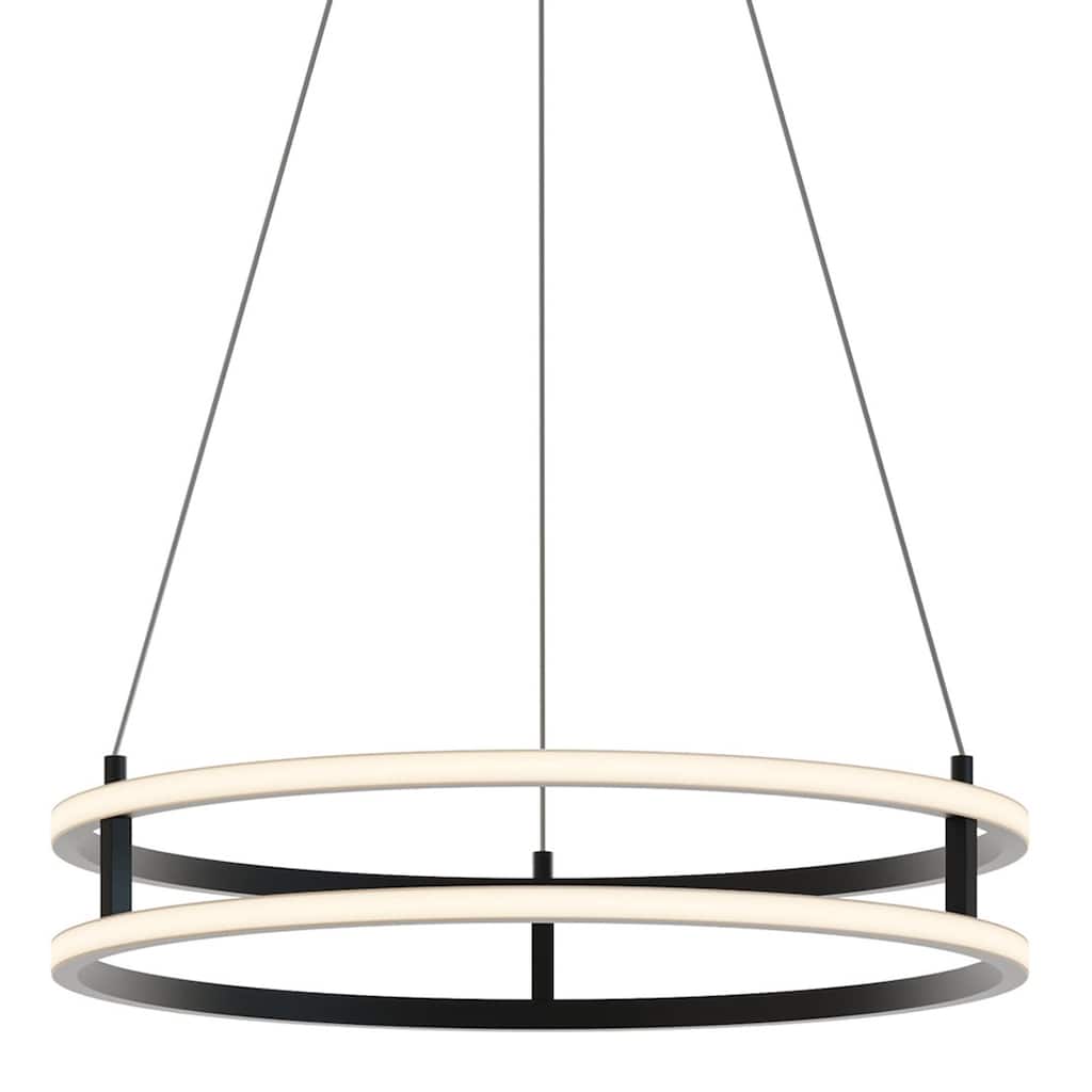 AFX GEMP24LAJUD Gemini 24" Wide LED Ring Chandelier