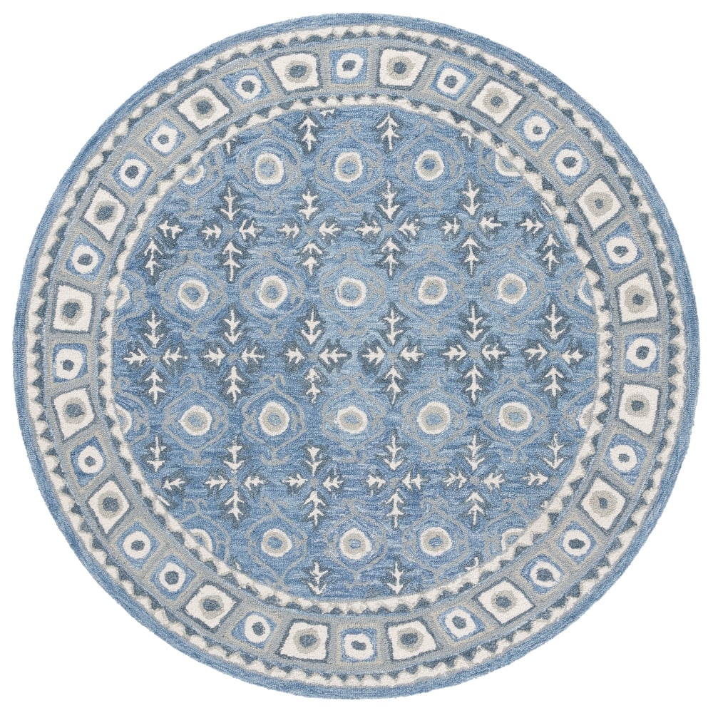 SAFAVIEH Handmade Ebony Myrtle Modern Wool Rug