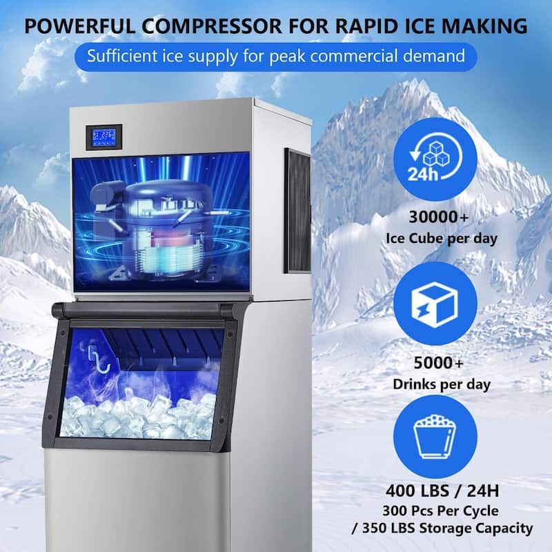 Touchscreen Ice Maker Machine