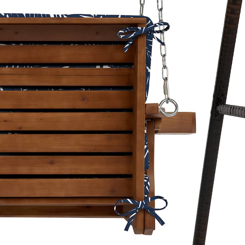 ARDEN earthFIBER Indoor / Outdoor Swing Cushion Set, 56 x 20