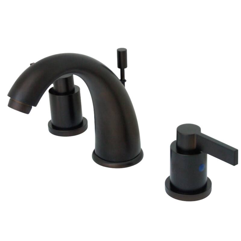 Kingston Brass Nuvo Fusion Widespread Bathroom Faucet - Free Metal