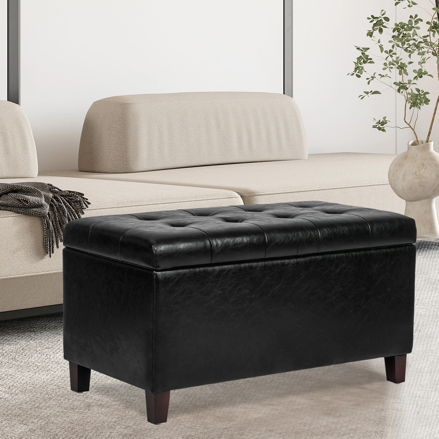 Option Black-Faux-Leather