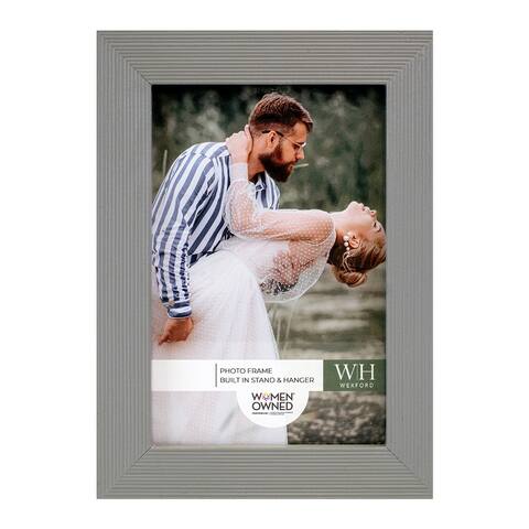 Modern Rustic Gray Solid Wood Picture Frame
