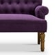 preview thumbnail 12 of 70, Moser Bay Arete Upholstered Tufted Settee Chesterfield Style Loveseat, Velvet or Linen