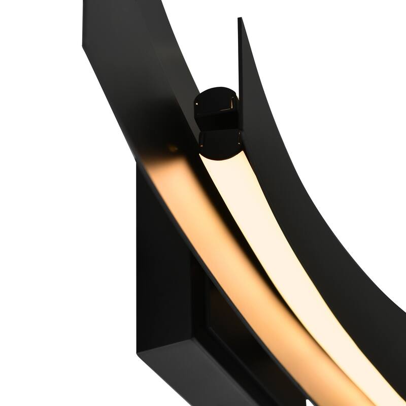 Candora Integrated LED Black Vanity Light