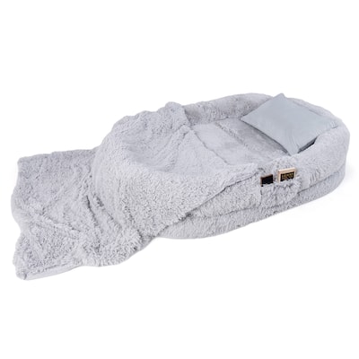 Gymax 68'' x 46'' x 10'' Human Dog Bed Orthopedic Dog Bed w/ Soft