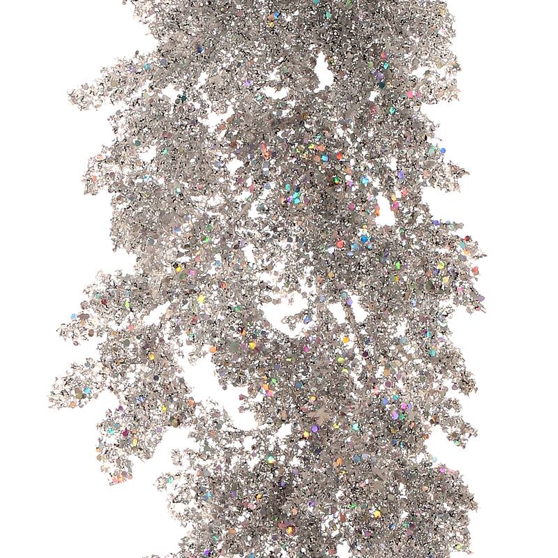 48" Lazer Glitter Pine Garland - Silvee - 48