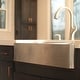 preview thumbnail 5 of 5, Lange Crafted Stainless Steel 32" Double Bowl Farmhouse Apron Front Undermount Kitchen Sink