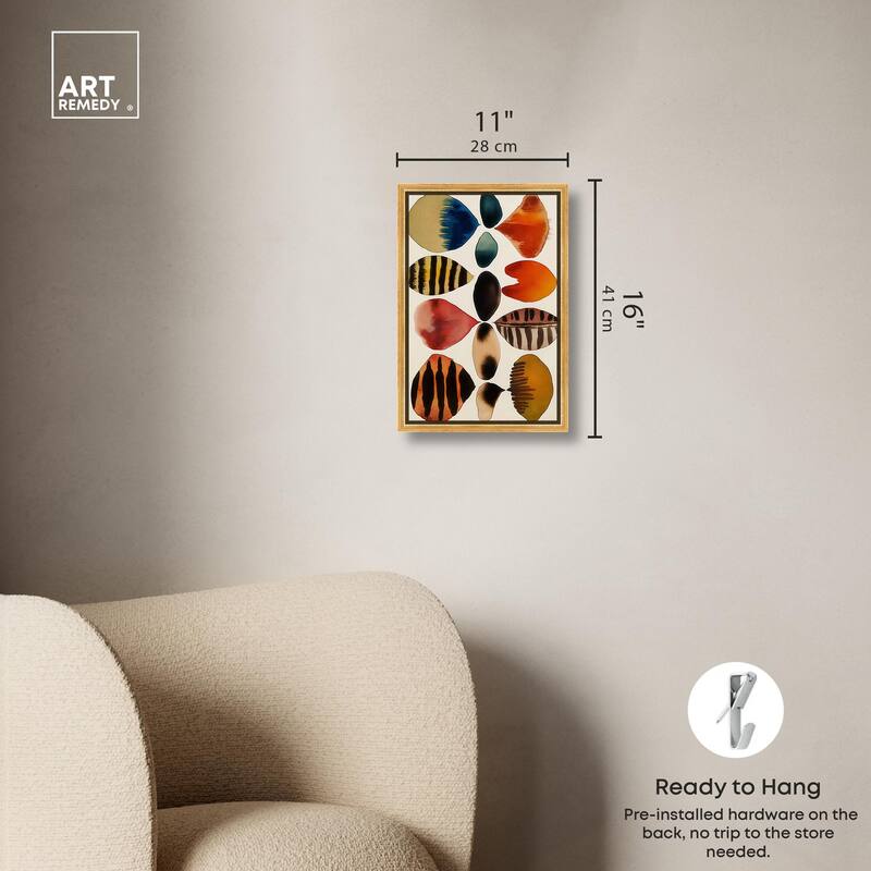 Assembled Pieces II Canvas by Art Remedy