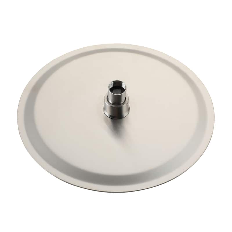 1-Spray Pattern with 2.5 GPM Round Ceiling Mount Rain Fixed Shower Head