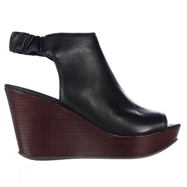 kenneth cole black wedges