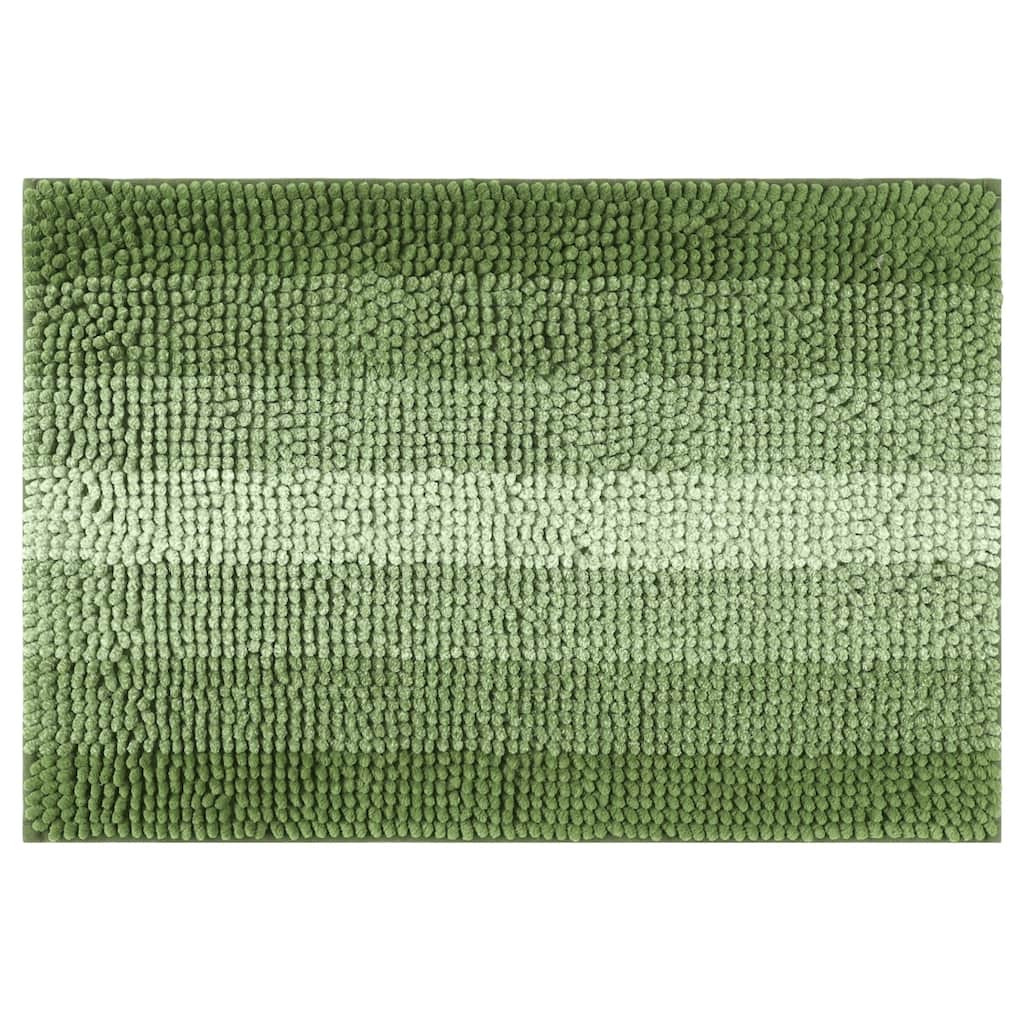 Contrasting Color Striped Bathroom Rugs, Non-Slip Plush Shaggy Bath Carpet, Bath Mats