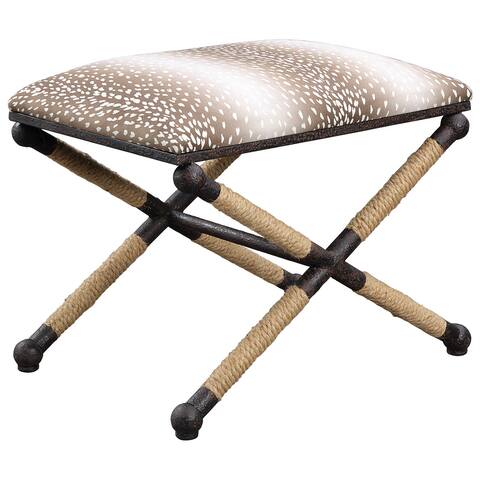 Uttermost Fawn Natural Rope Small Bench