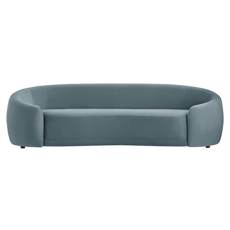 Contessa Curved Performance Velvet Sofa
