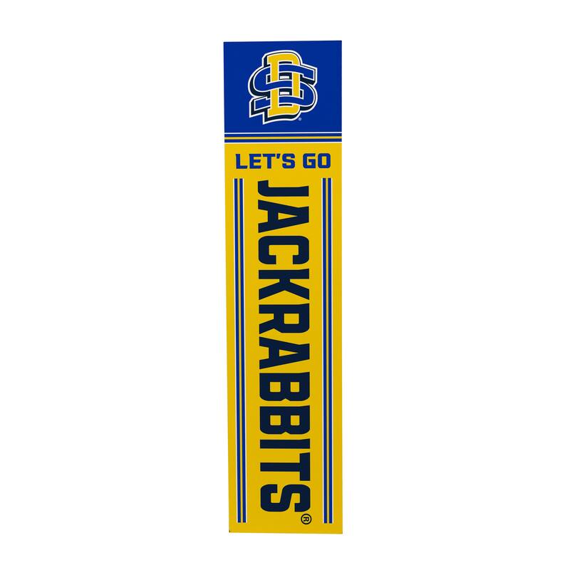 47" Double Sided Seasonal Porch Leaner, South Dakota State University - 47" x 11.25"