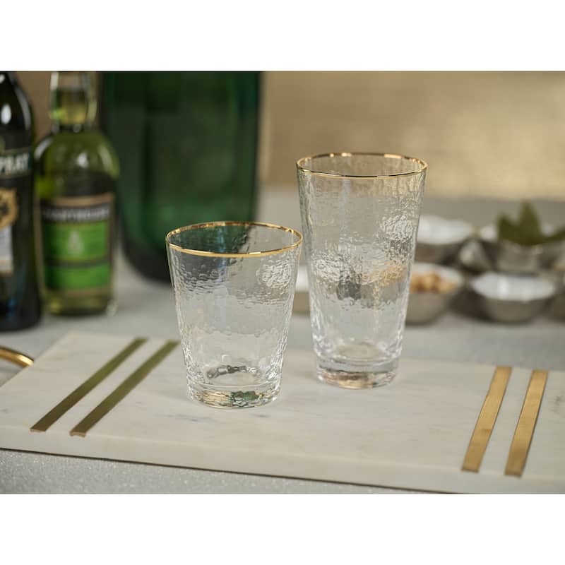 Cappelletti Tapered Double Old Fashioned Glasses, Set of 4