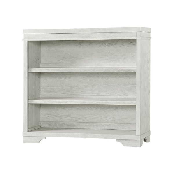 slide 2 of 5, Foundry 52" Wide Traditional Bookcase, White Dove
