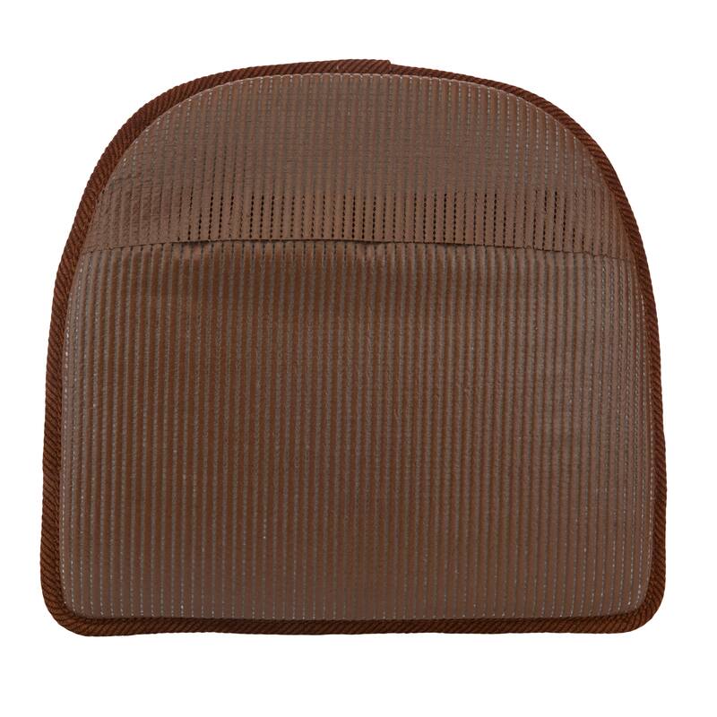 Klear Vu The Gripper Corduroy Non-Slip Chair Cushions