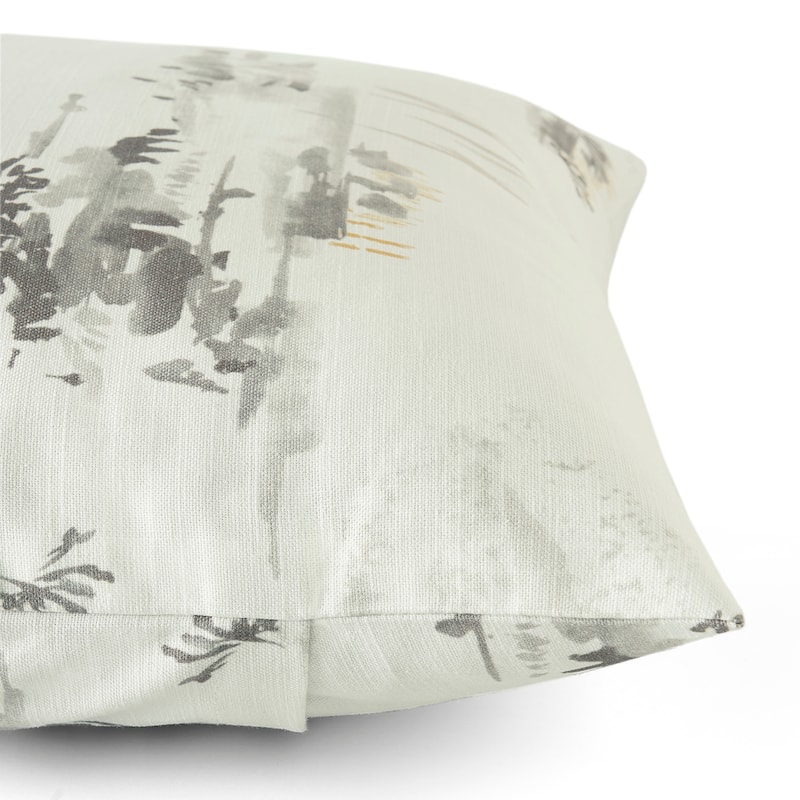 Exclusive Fabrics Printed Cotton Throw Pillow Covers 18 X 18 - Textured Decorative Pillow Covers (Set of 2)