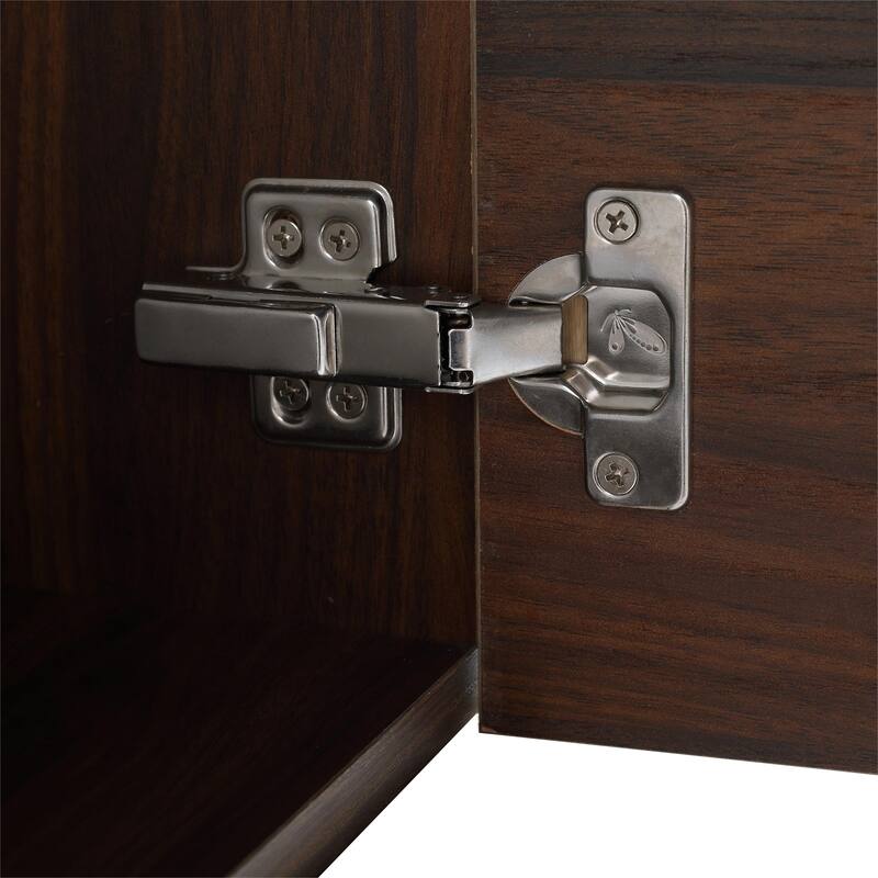 Bathroom Vanity With Sink In 16/18 Inch, Floating Bathroom Vanity With Soft Close Door