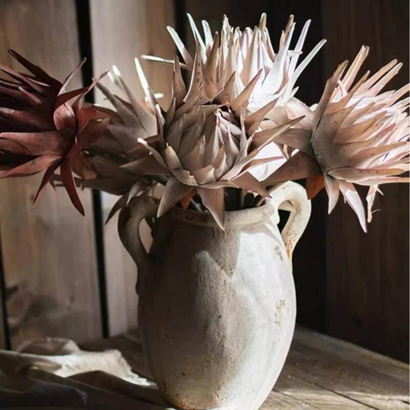 RusticReach Artificial Artichoke Stem in Various Colors 37" Tall