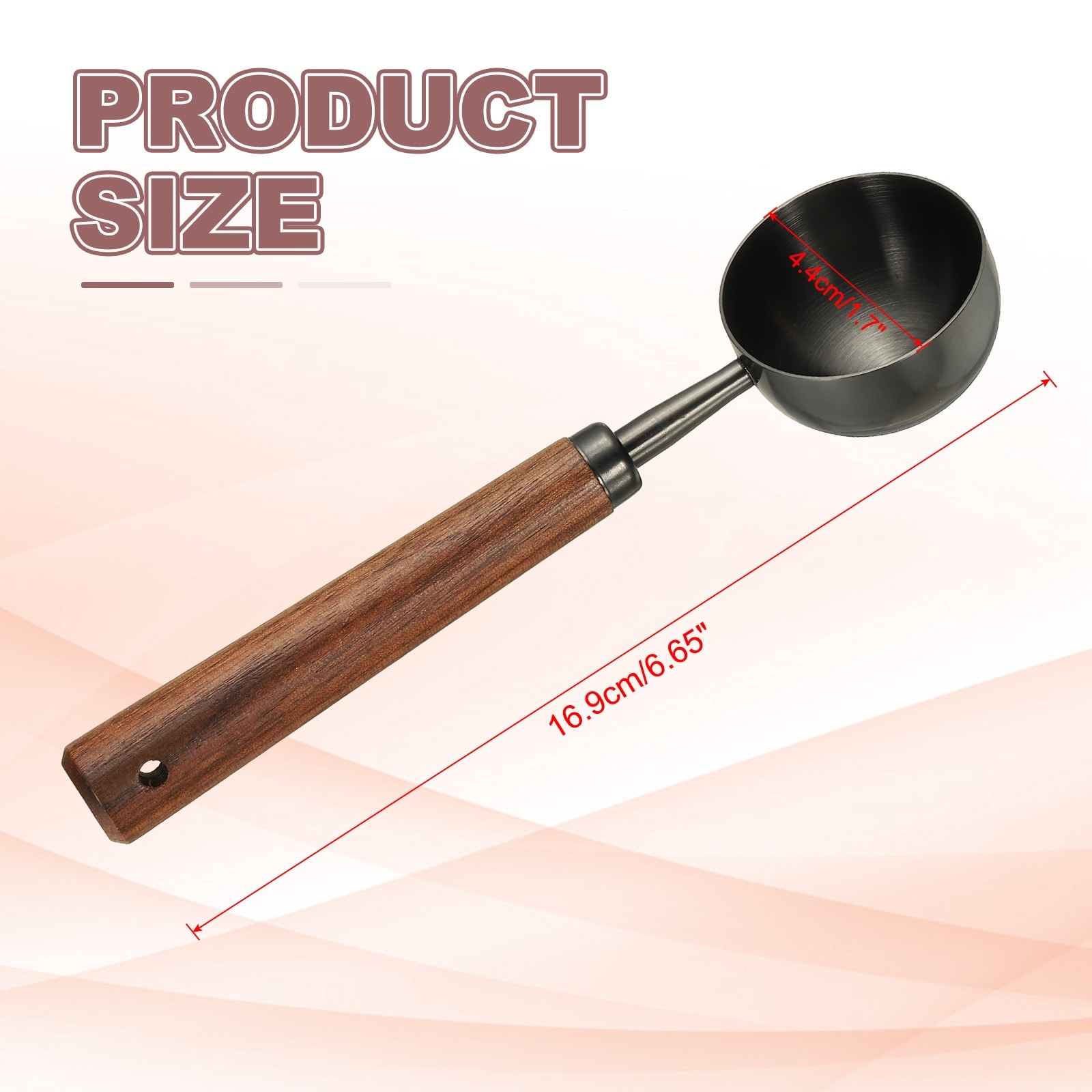 Coffee Measuring Spoon, Stainless Steel Coffee Scoop