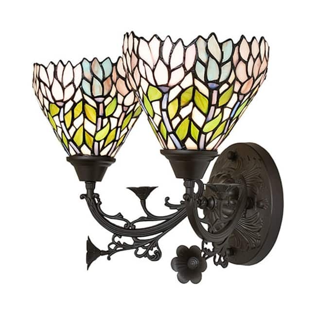 Meyda Tiffany 36100 2 Light 11" Tall Wall Sconce