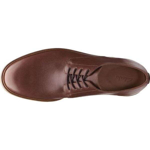 clarks clarkdale moon dark tan leather