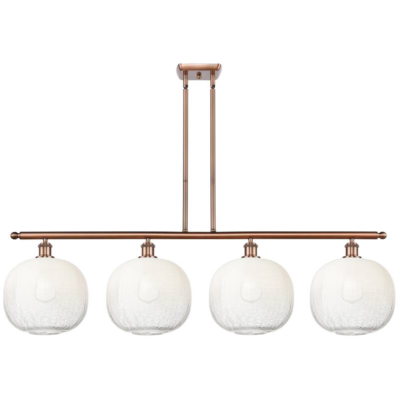 Innovations Lighting Endless Possibilities Ballston - Brookhaven Sphere - 4 Light 49" Stem Hung Island Light