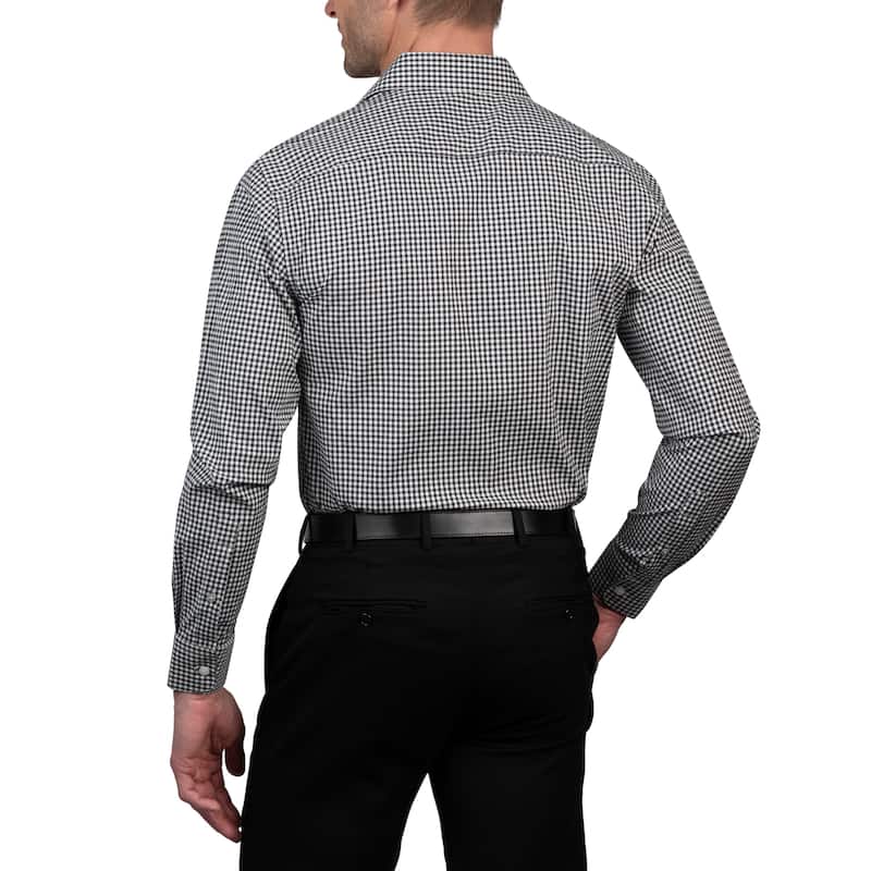 Ben Sherman Men's Check Wrinkle-Resistant Dress Shirt - Regular Fit
