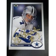 Shop Signed Beuerlein Steve Dallas Cowboys 1991 Upper Deck