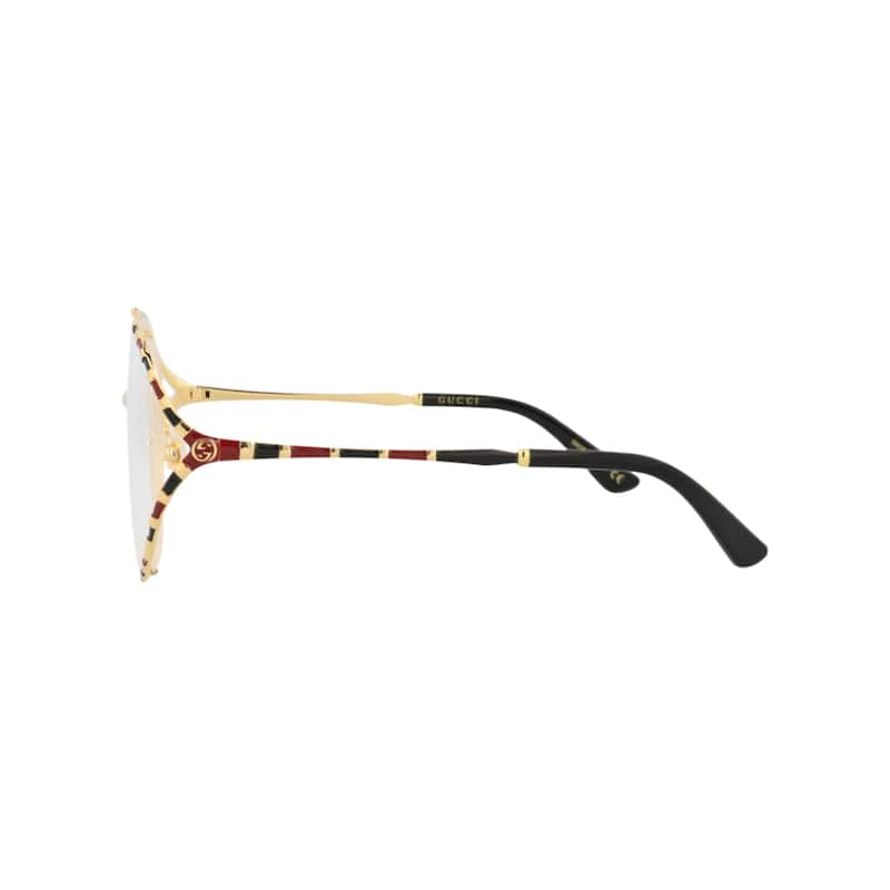 Gucci Round-Frame Metal Optical Frames