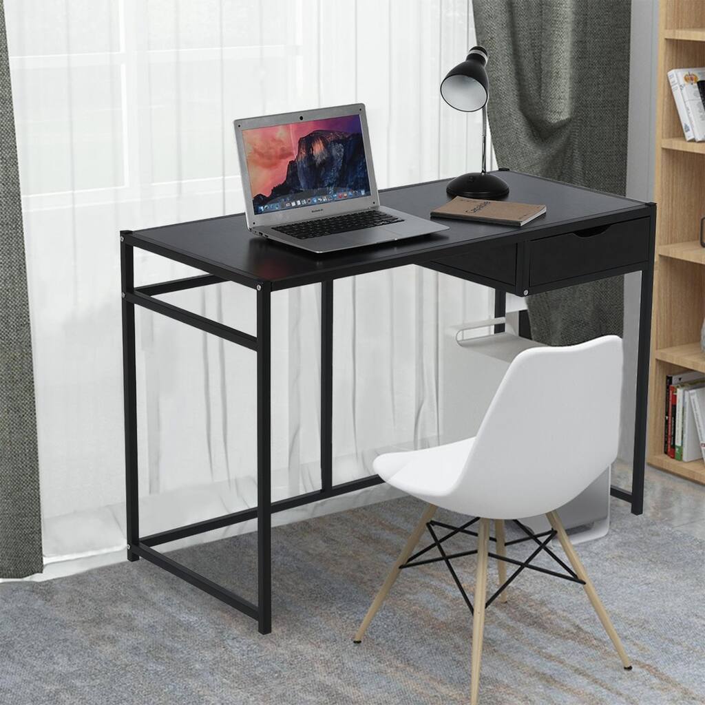 Multifunction Computer Desk With Drawer - Overstock - 36102432
