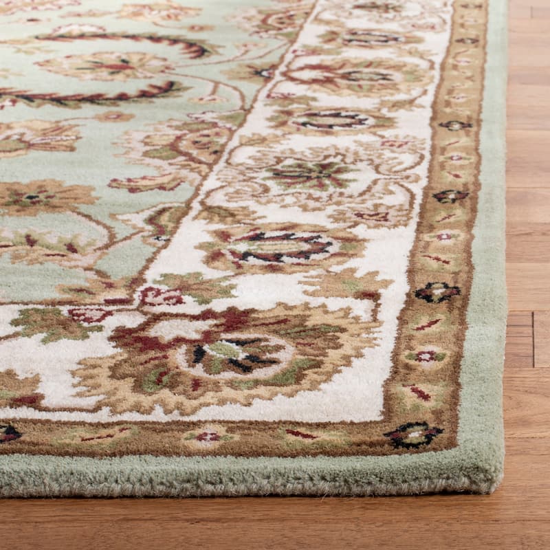 SAFAVIEH Handmade Heritage Freehand Stripe Traditional Oriental Wool Rug