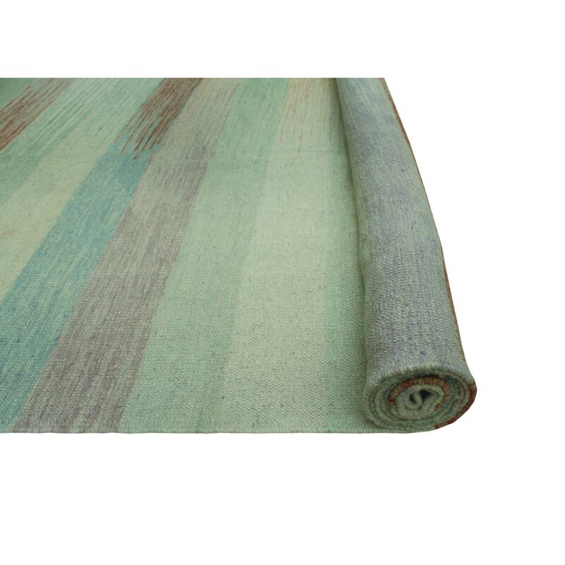 Noori Rug Sun Faded Flatweave Laureen Rust/Ivory Rug - 9'6" x 13'10"