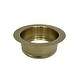 preview thumbnail 5 of 5, SinkSense Satin Gold 3.5" Disposal Flange Drain with Stopper