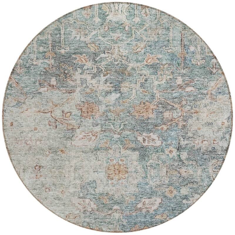 HomeRoots Oriental Traditional Rectangle Outdoor Rug