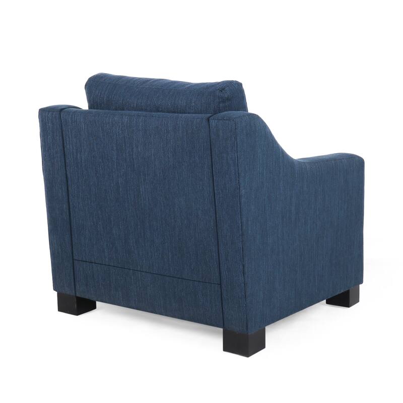 Halevy Contemporary Upholstered Club Chair by Christopher Knight Home
