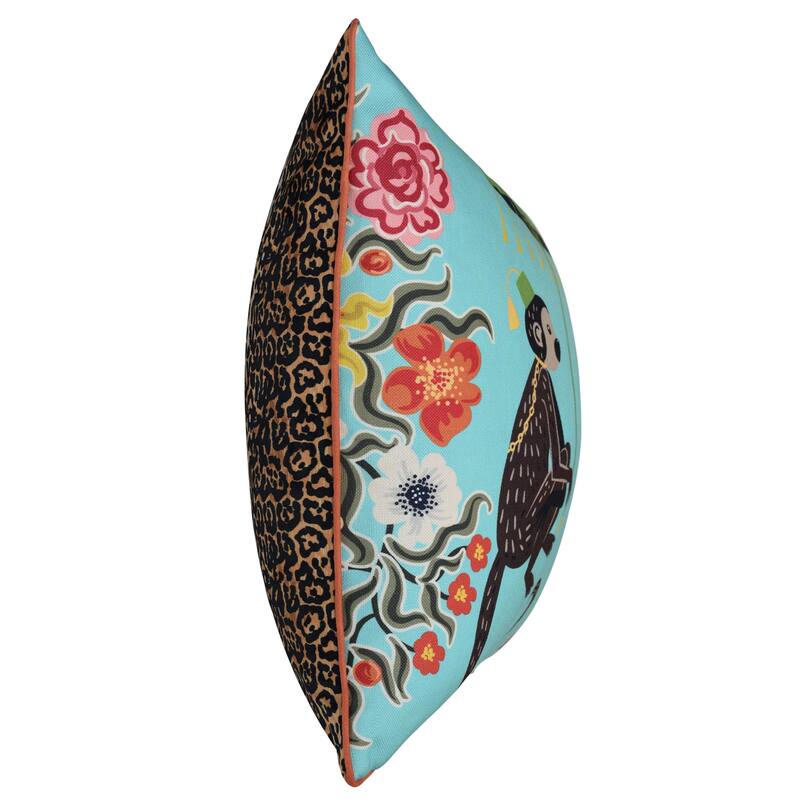 StyleCraft Maharaja Monkey Right Side Throw Pillow