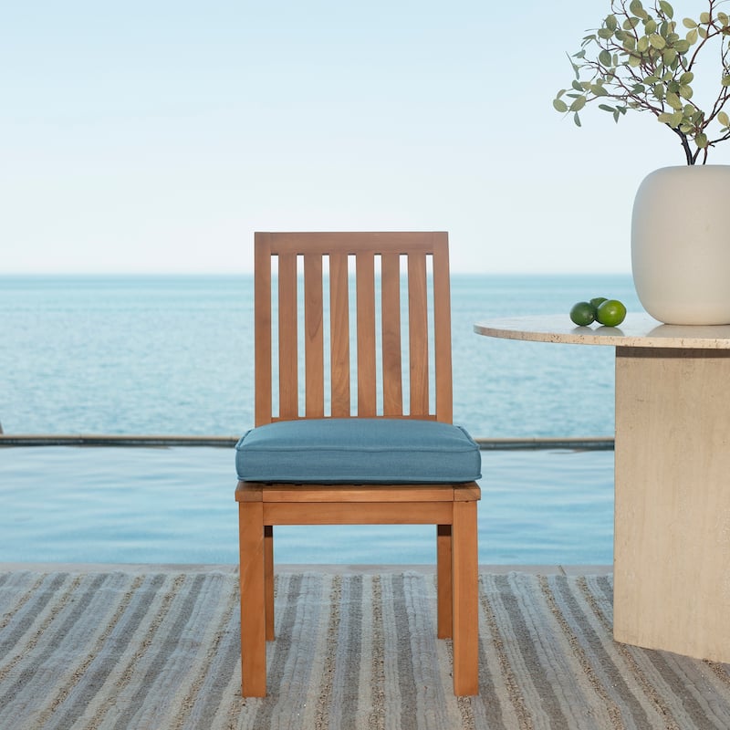 ARDEN Foam Outdoor Double Welted Dining Seat Cushion, 19 x 19