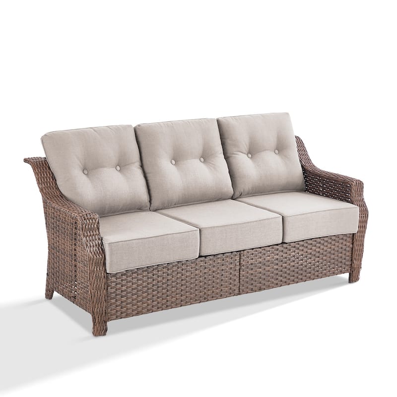 Outdoor Couch 3 Seater Sofa Deep Seat Sofa