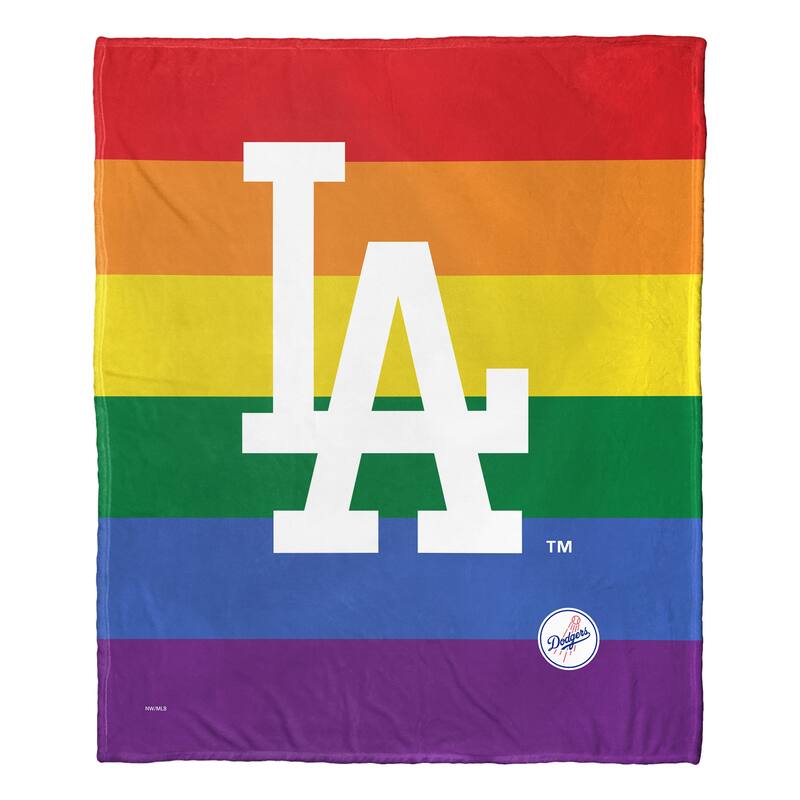 MLB Pride Series Los Angeles Dodgers Silk Touch Throw