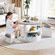 preview thumbnail 5 of 18, Costway 5 Piece Kids Play Table and Chairs Set Round Nesting Table - See Details