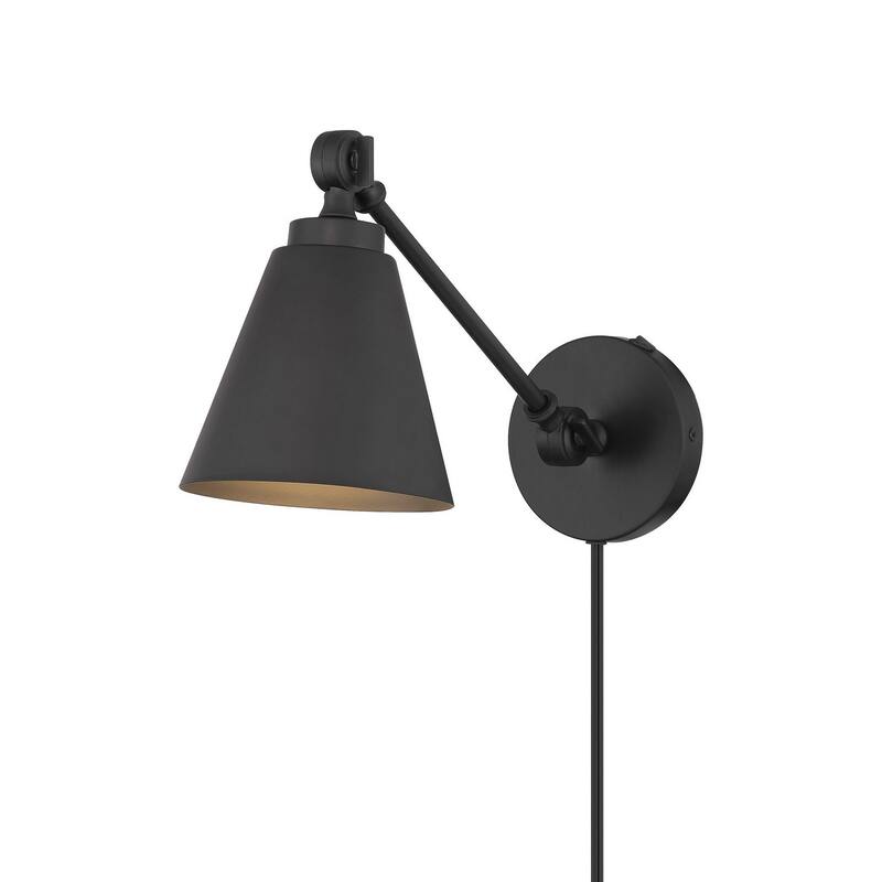 Wall Sconce in Matte Black