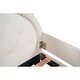 preview thumbnail 9 of 9, Twin Size Upholstered Daybed with Playful Carton Ears Shaped Headboard, White - Sturdy Wooden Frame, Comfortable Padding