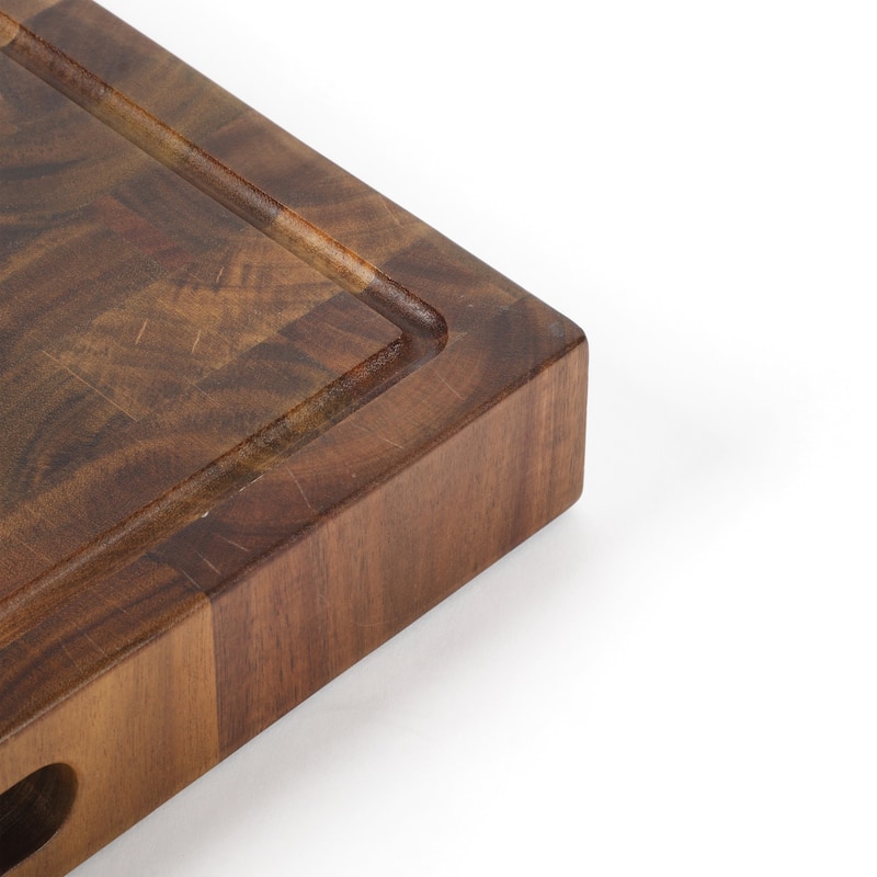 Calphalon Edge Guard Large 20 x 15, 18 x 12, or 13.6 x 9.5in End Grain Acacia Wood Cutting Board