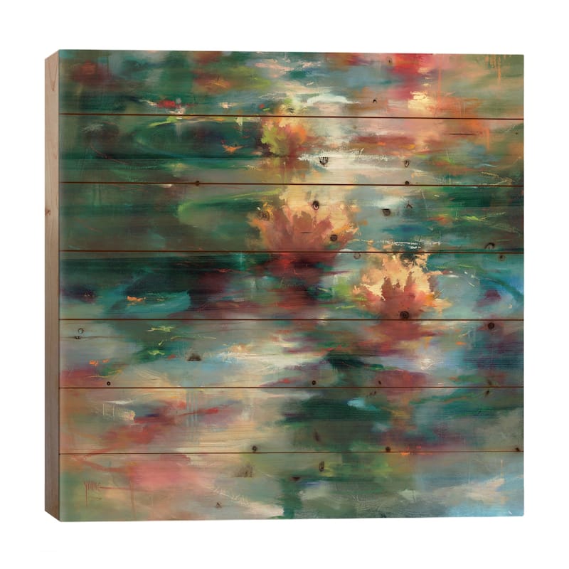 East End Print On Wood by Donna Young - Multi-Color - 26x26x1.5