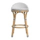 preview thumbnail 3 of 5, Inez 24 in. Seat Height Rattan Low Back Counter Stool