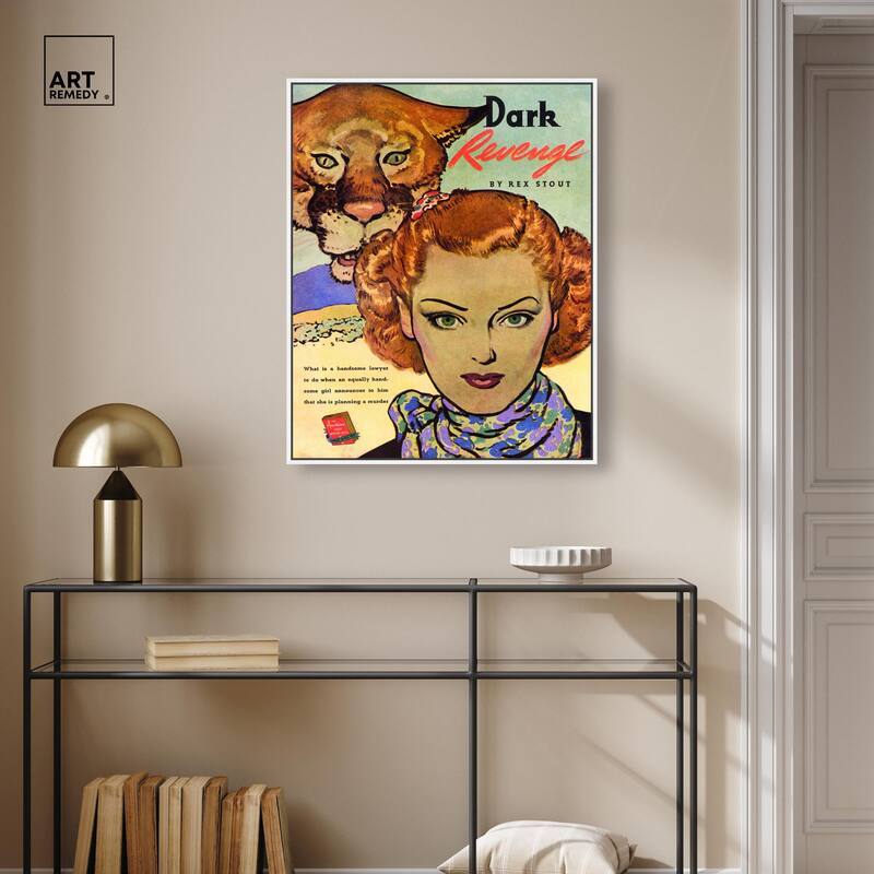 Dark Revenge Book 1939 Canvas by Art Remedy